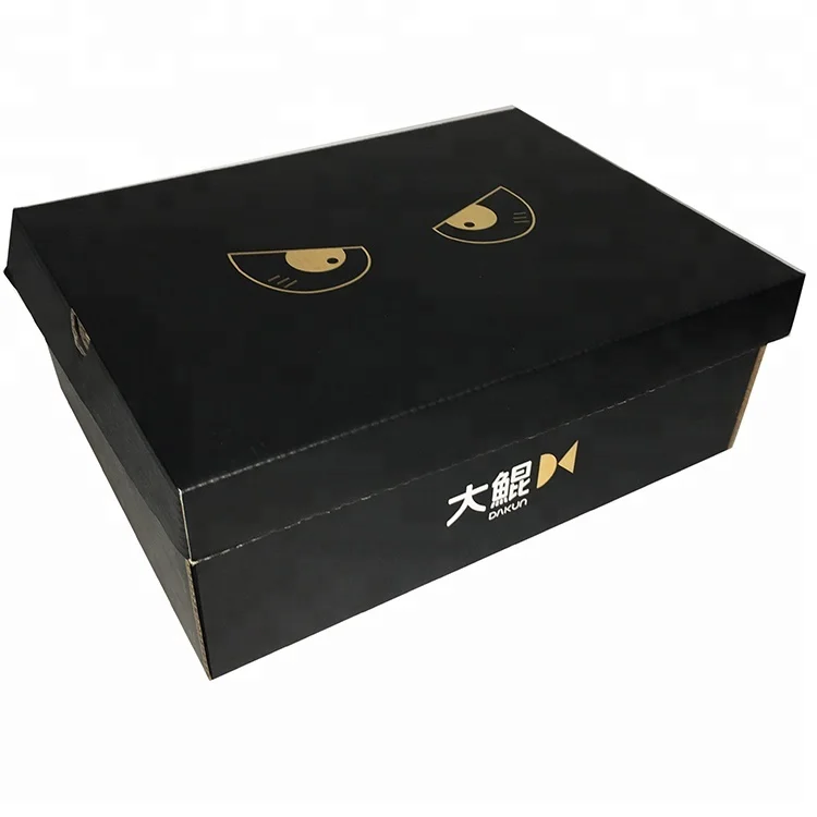 Wholesale Shoes Packing Corrugated Box Shoe Storage Box Paper