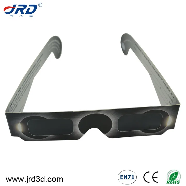 
Custom Logo Classic Cheap 3d Paper Solar Eclipse Glasses 