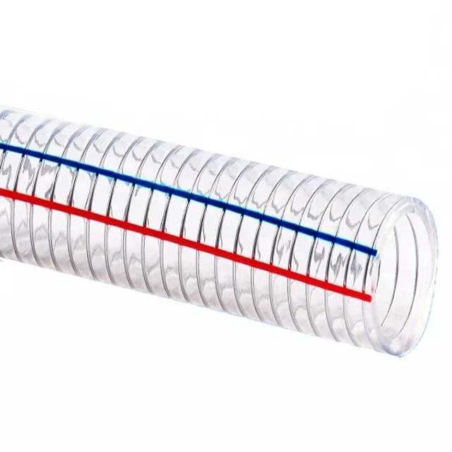 2019 высококачественный гибкий спиральный стальной шланг из ПВХ разрядный