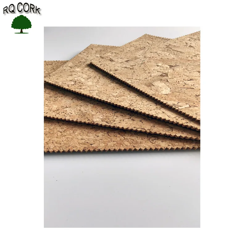 
RQ CORK Cheap Interior Wall Paneling Cork 3D Wall Panel for TV Wall 