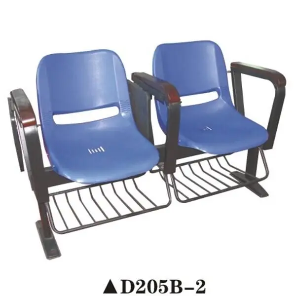 Heated hospital waiting room chairs airport lounge chairs with bookcase D205B-2