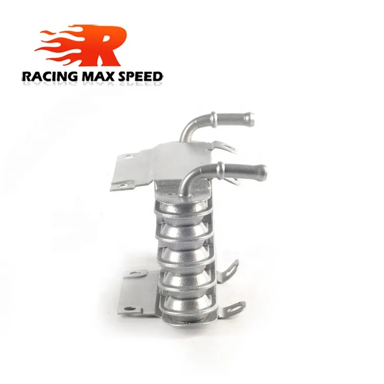 
Universal Motorcycle Engine Small Fuel Oil Cooler Silver Car Accessories Fuel Oil Cooler New SO-01 