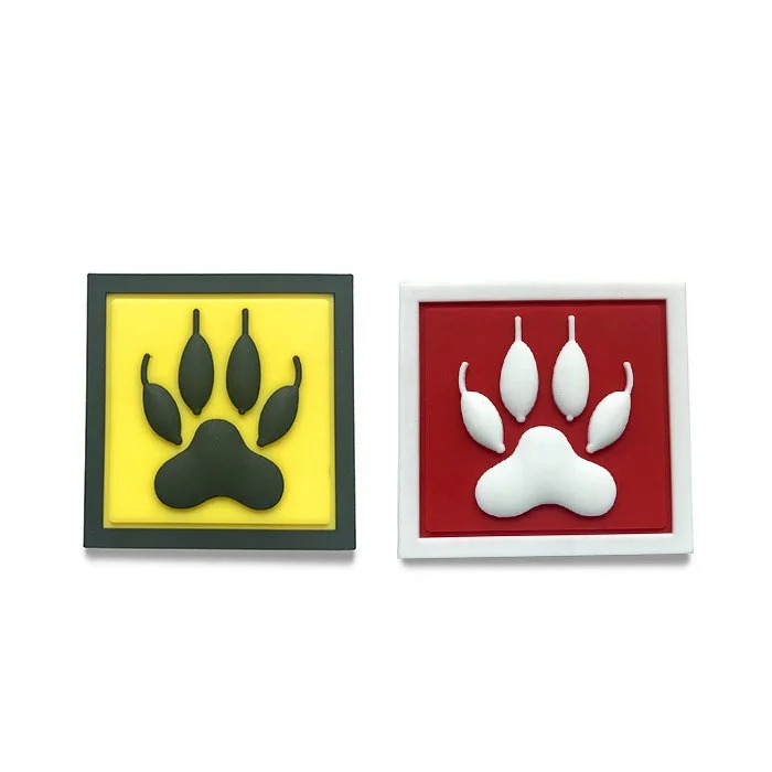 Wholesale OEM Design Waterproof Type Soft Style Decorative Bag Brand Logo 3D Custom Rubber Patch