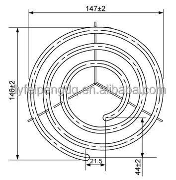 
Custom Made Stainless Steel Electric Furnace Heating Element 