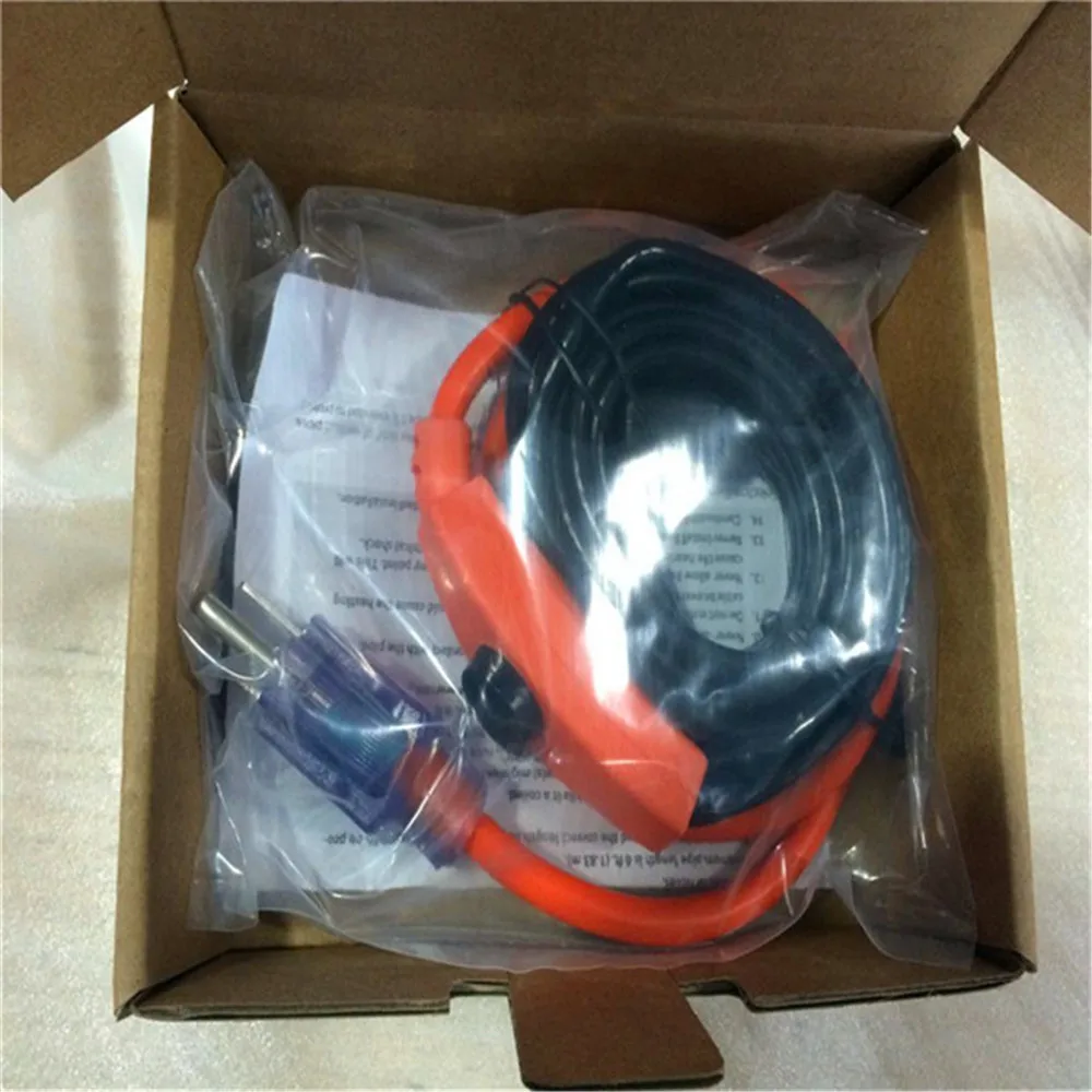 Electrical heat tracing heating cable with thermostat in China factory