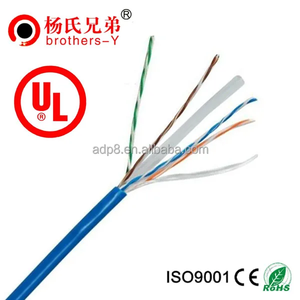 Кабель utp ftp lan для сети и камеры видеонаблюдения 23 AWG 4P помещений улицы cat6