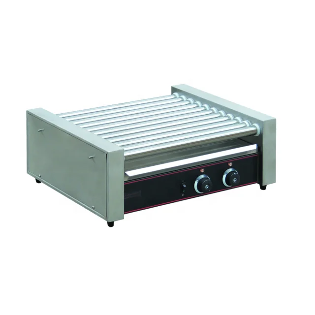 Mobile food cart hot dog grill roller,chinese hot dog grill machine