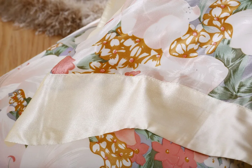 Bedding comforter sets luxury silk bedding sets