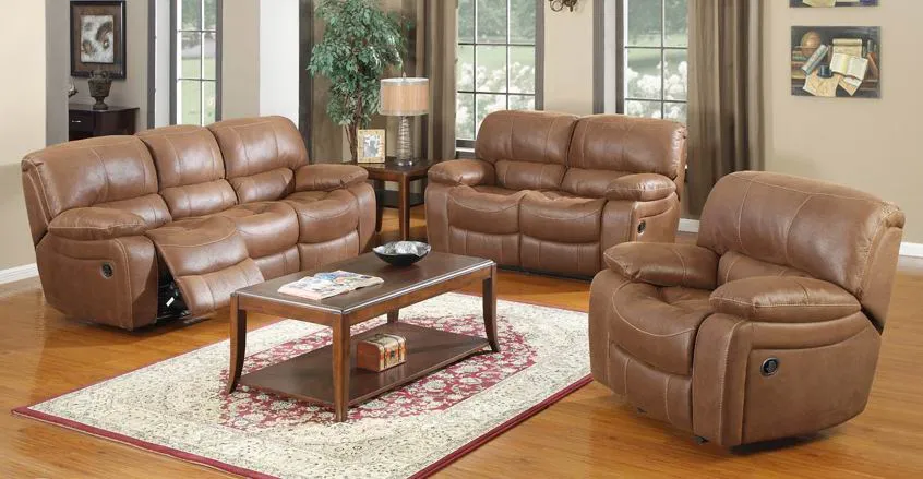 European best selling style 3+2+1 seven seats with soft back cushion seat living room leather recliner sofa set