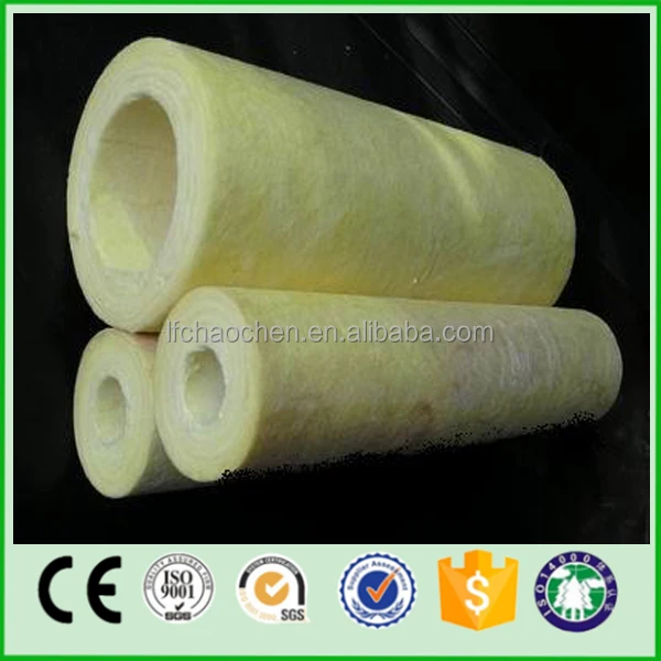 HS Code Soundproof Insulation Materials rock Glass wool Pipe Insulation