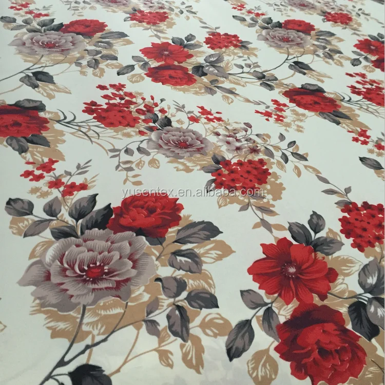 WHOLESALE PRINTED 100 POLYESTER MICROFIBER PEACH SKIN PRINTEDBEDDING FABRIC IN ROLLS