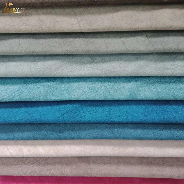 Super soft burnout holland velvet for luxury curtain and Upholstery Sofa Fabric