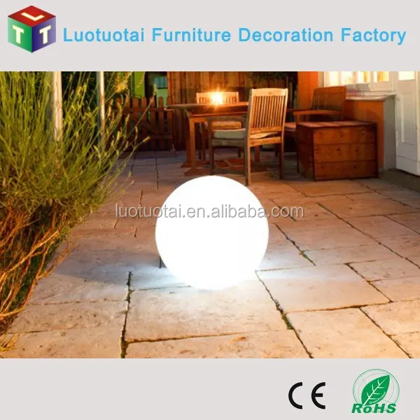 China factory for led ball lamp garden, ball garden lamp solar outdoor
