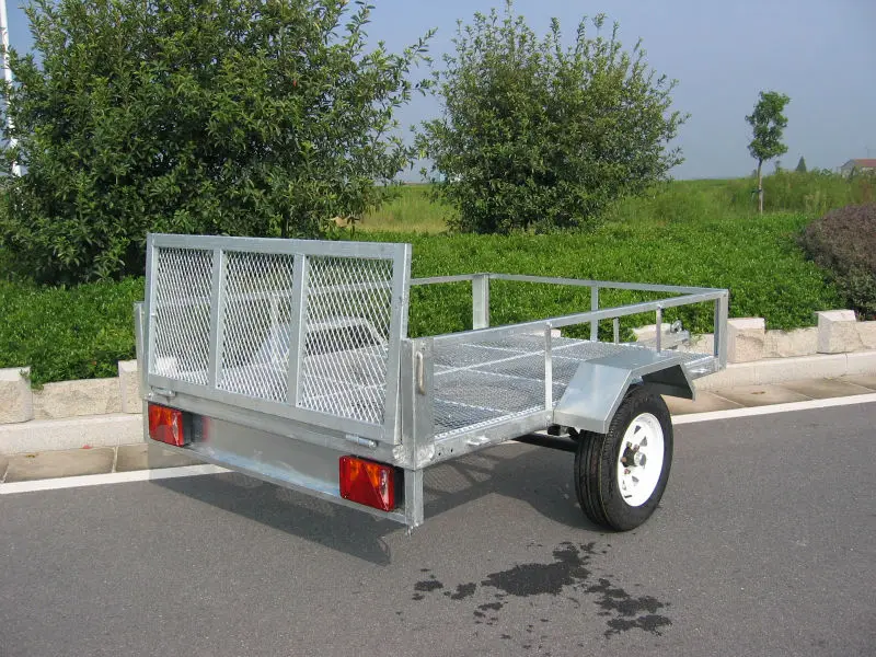 ECONOMY 5X8 SINGLE AXLE UTILITY TRAILER WITH RAMP GATE