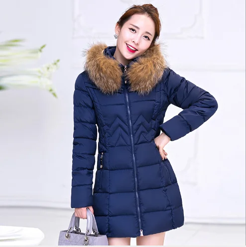 2022 Hot Selling Midi Pattern Women Winter Coats Lady Thick Jacket Warm Clothing Girl Down Jacket Wholesalers