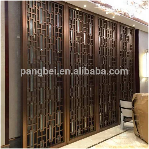 Fashion design decorative metal screen