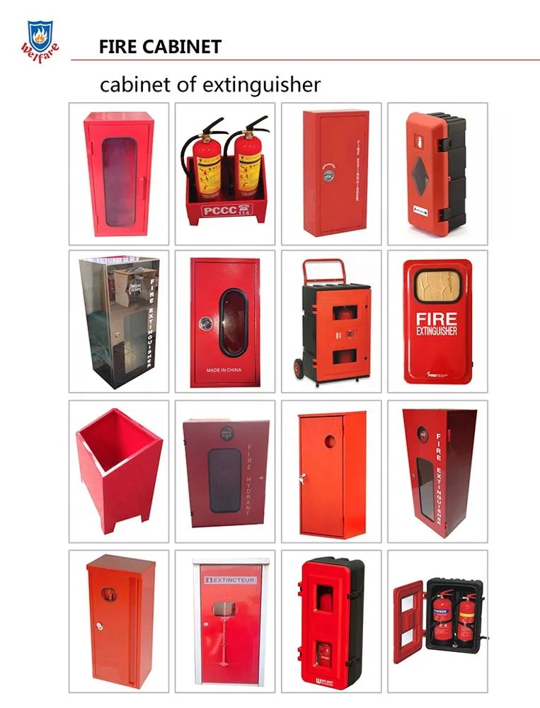 Fire cabinet for 10LBS ABC extinguisher with glass door