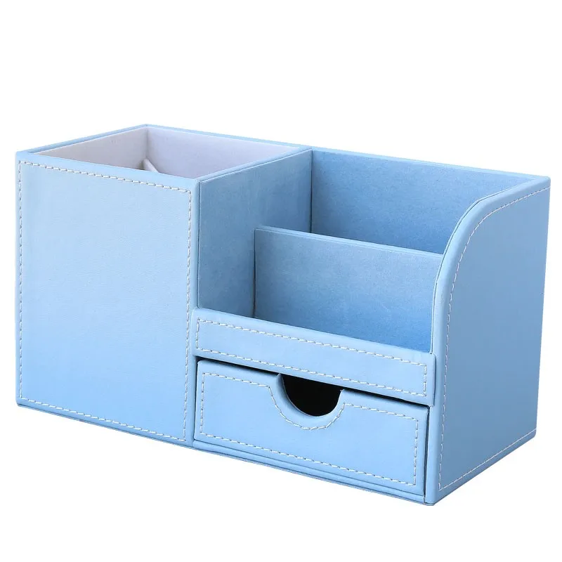 2021 Hot Luxury Household Leather Wooden Storage Box