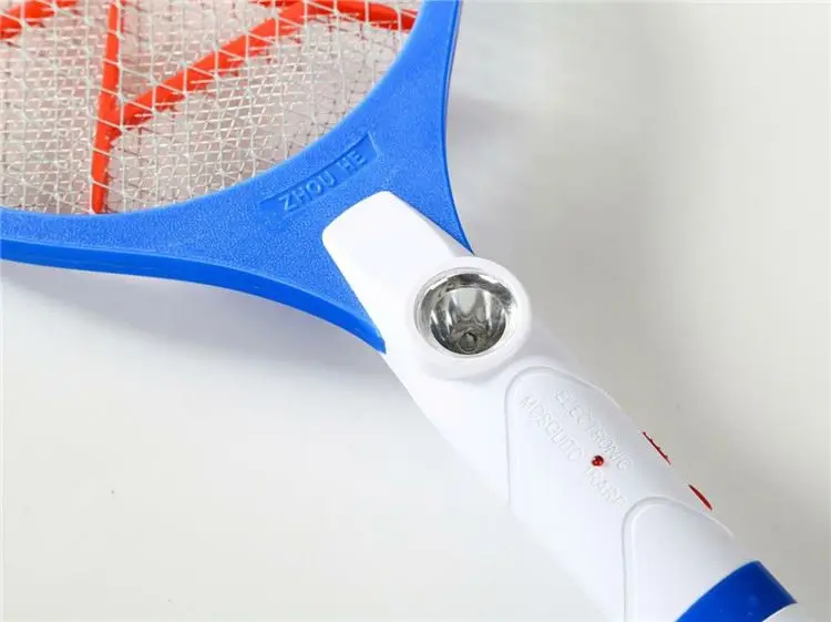 China supplier electric flyswatters led flashlight electronic mosquito swatter