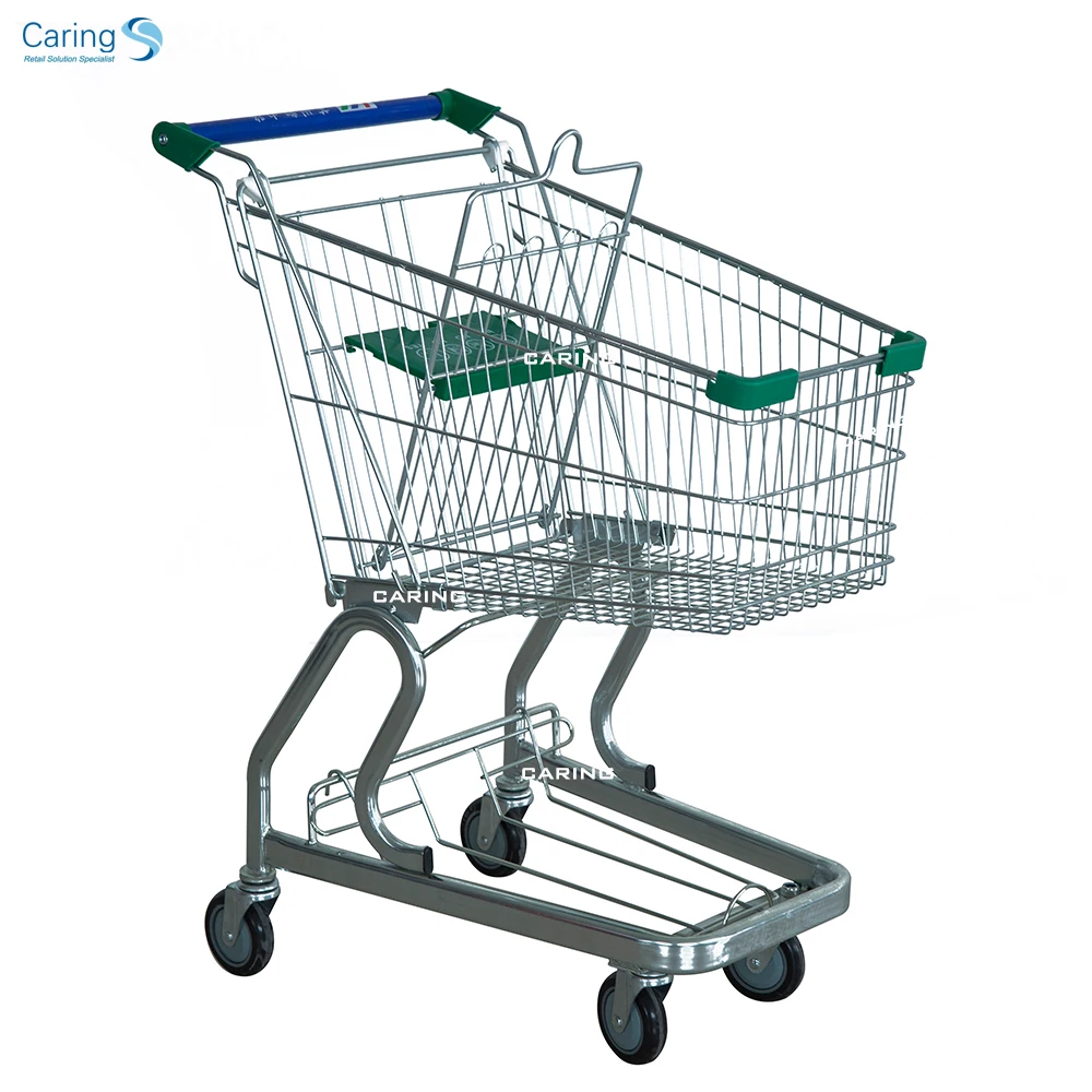 60L Supermarket shopping trolley manufacturers in China