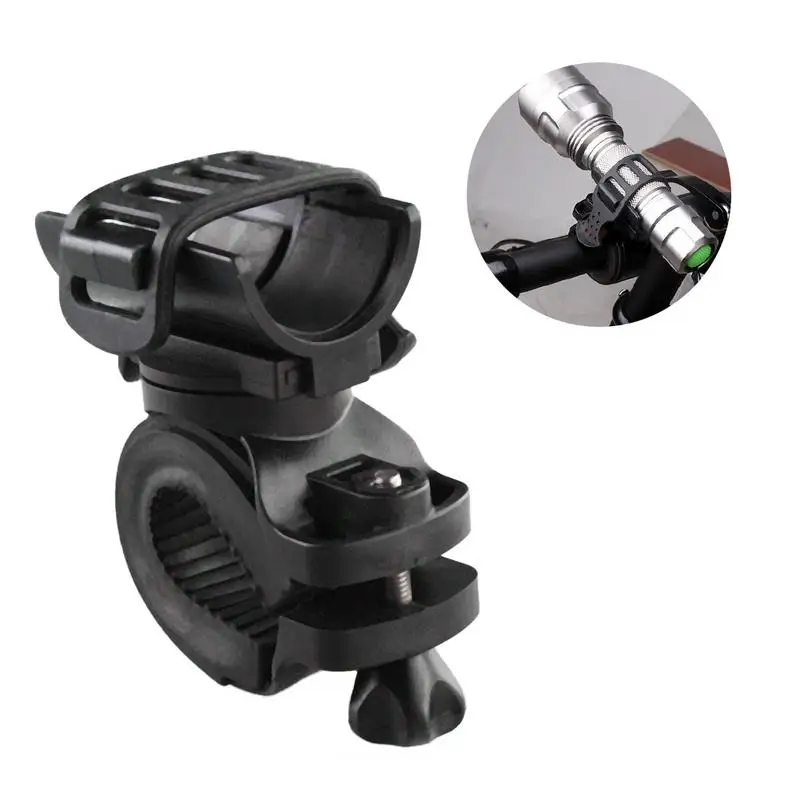 
Cheaper Plastic And Silicone Bicycle Flashlight Holder Cycling Accessories Bicycle Light Bracket 