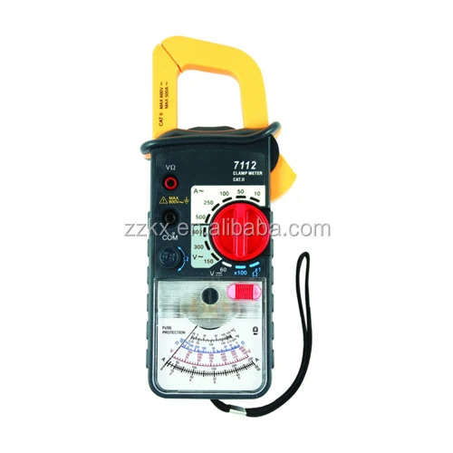 High Quality Analog Clamp Multimeter Analog Multitester Analog Voltmeter Ammeter Ohm Tester 7112