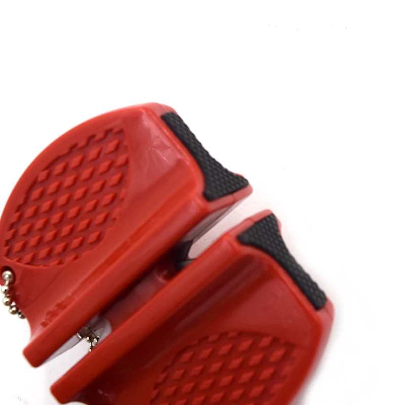 Promotional colorful knife sharpener 2 stage mini knife sharpener