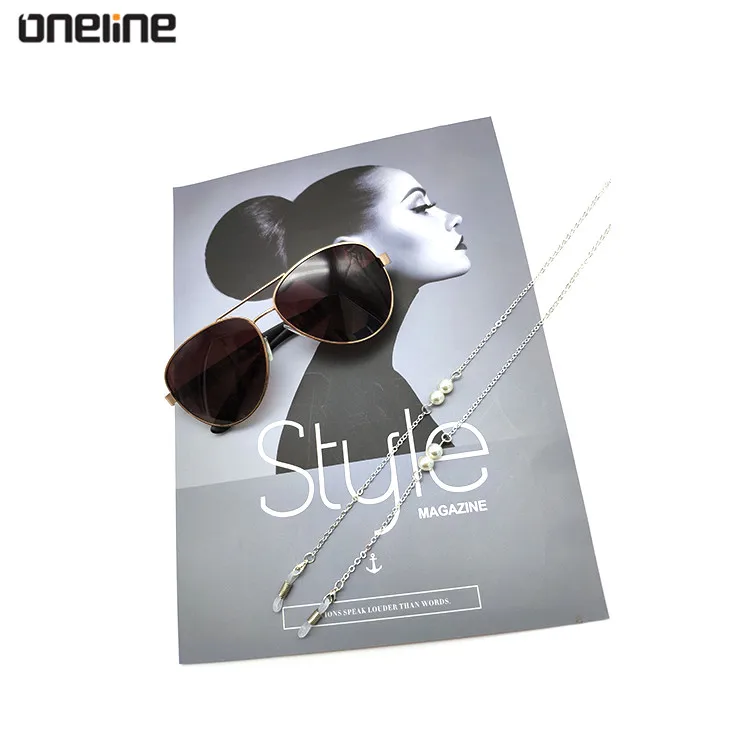 Теплого воздуха гарантированного качества принимаем индивидуальные солнцезащитные очки ювелирные изделия держатель для металла очки цепь