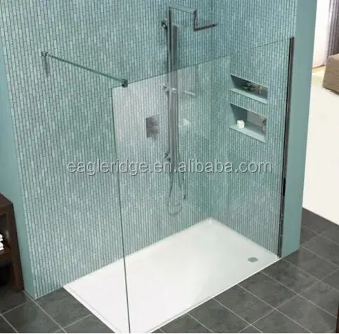 
Tempered glass free standing shower enclosure 