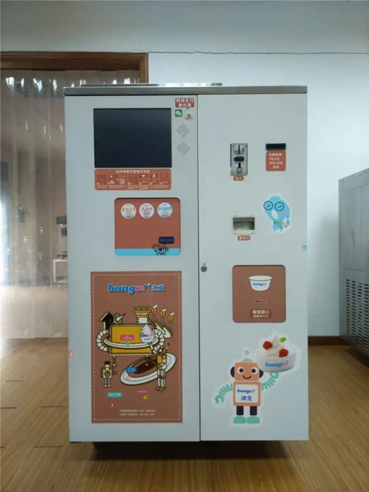 Price Vending Self-Service Ice Cream Hard Maker Machine
