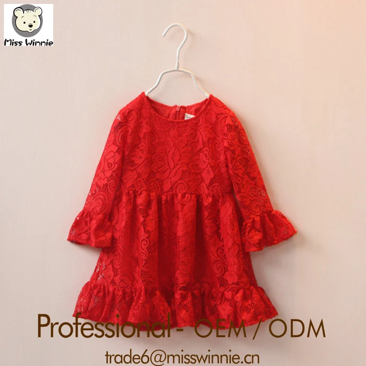 New model lace dresses party frock girls dress factory brand custom ballet dresses