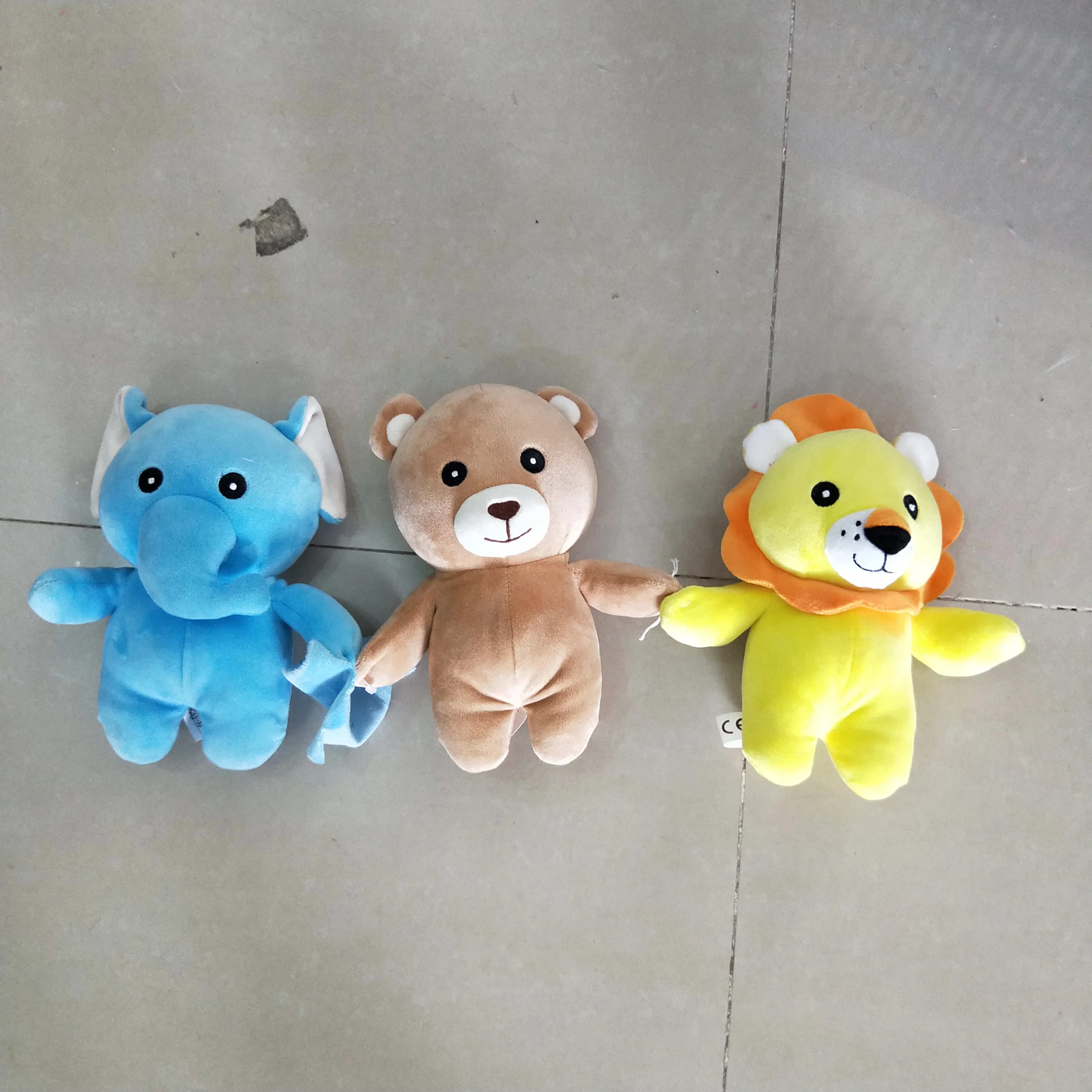 plush baby toys for plush pig, frog, cat and ladybug