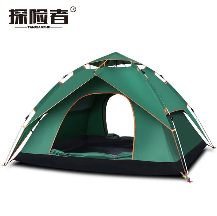 
Camping Tent 3-4 Person Automatic Instant Pop Up Waterproof Camping Hiking Travel Beach Tents For Family Groups 