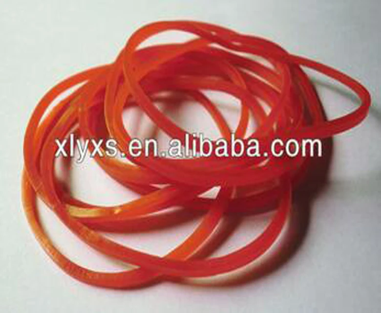 Custom red silicone rubber band