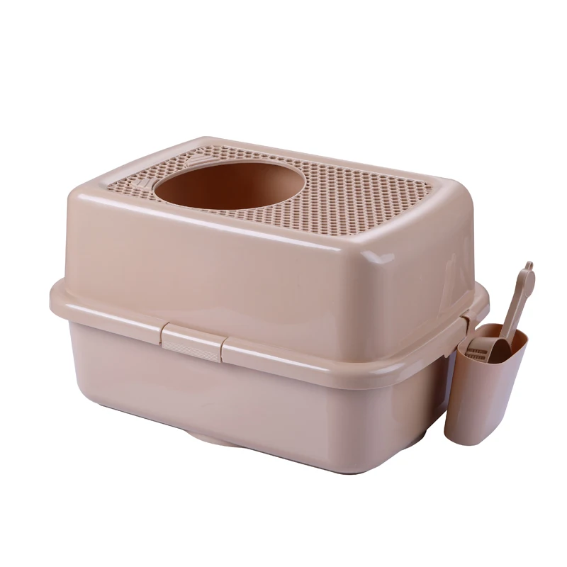 Hot sale on Alibaba plastic cat toilet litter tray