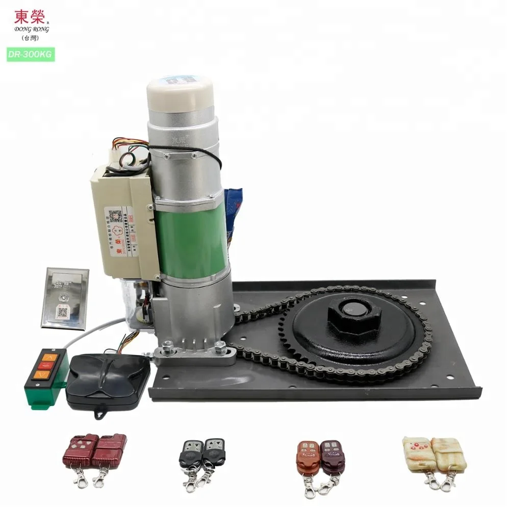 Dongrong Auto electric remote control  roller shutter door motor for AC 500kg