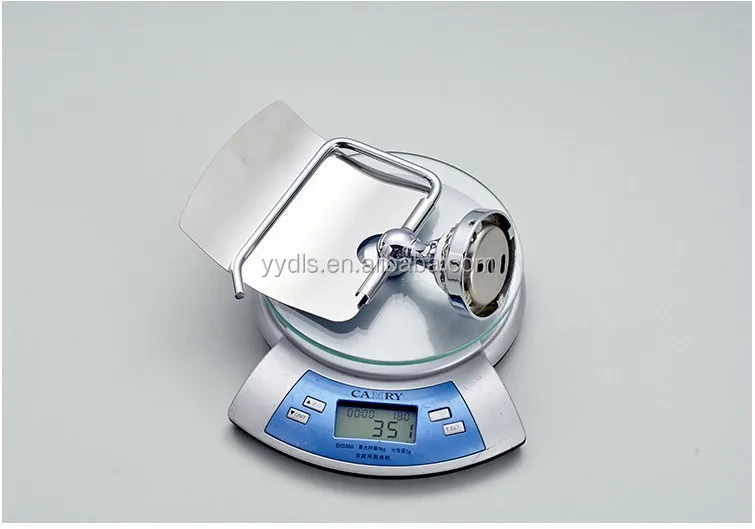 
1600-5 White Ceramic Toilet Roll Holder Stainless Steel Paper Tissue Holder 