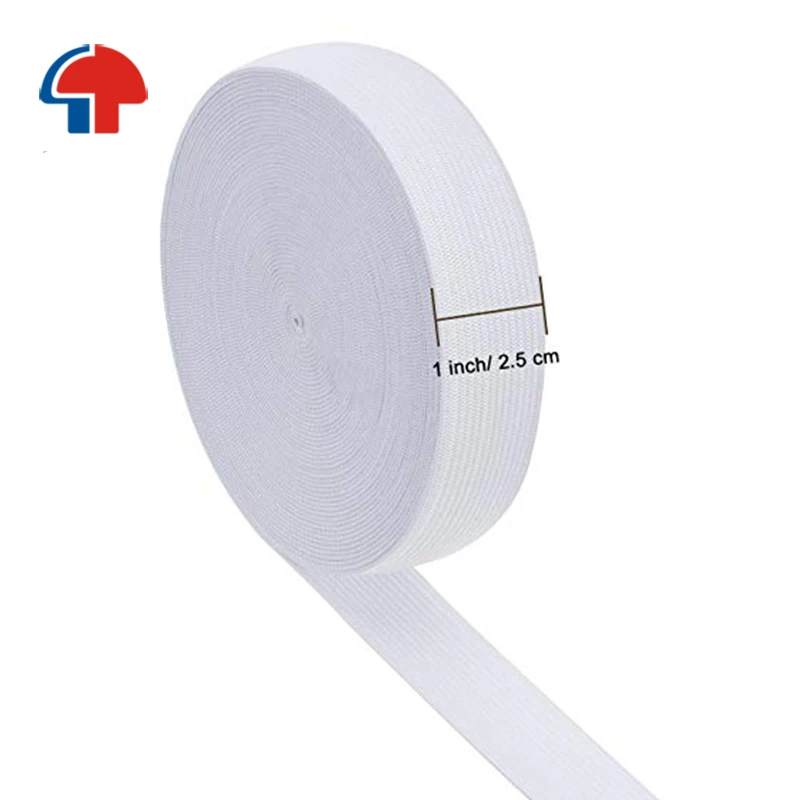 good quality White Knit elastic tape elastic bands for sewing