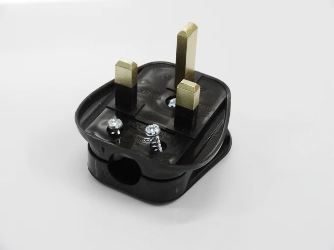 China Supplier 3 square pin extension cords flat plug