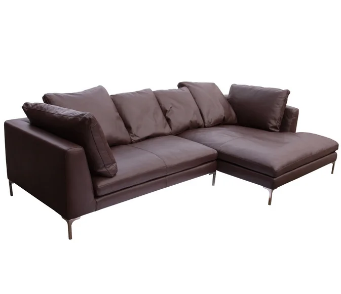 
Modern leather corner sofa 