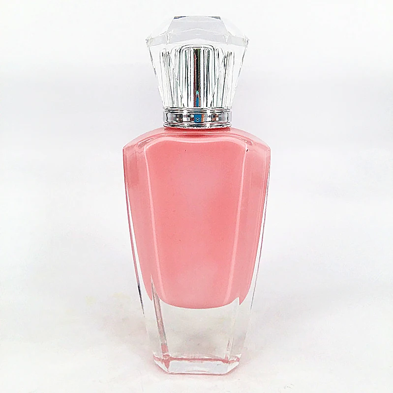 
Luxury design 100 ml square crystal glass perfume bottle 