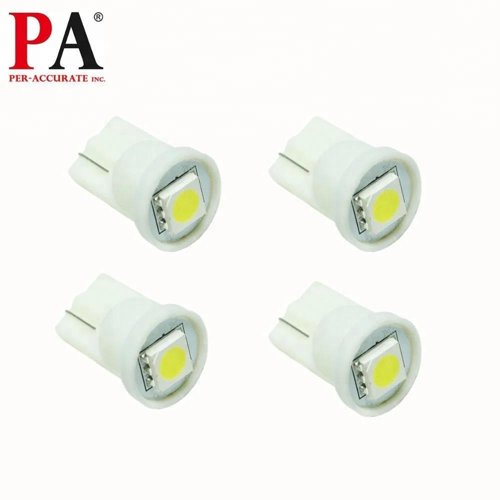 PA Pinball LED Bulb for Game Machine Parts 1SMD 168 194 W5W #555 T10  6.3V AC/DC High Brightness Colorful Light