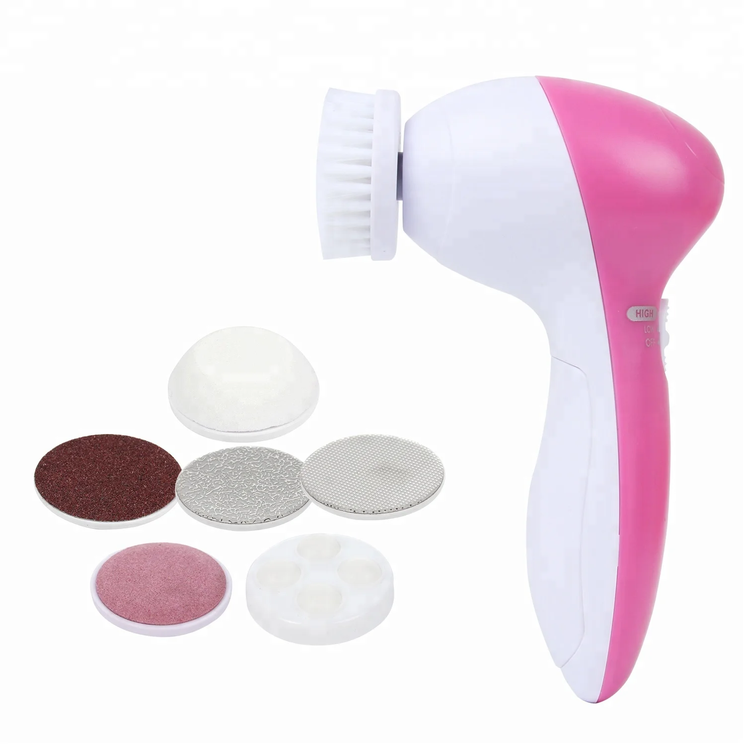 7 in 1 big blackhead callous remover&vibrating facial black head massager  alat kecantikan 4 in 1 face clean brush