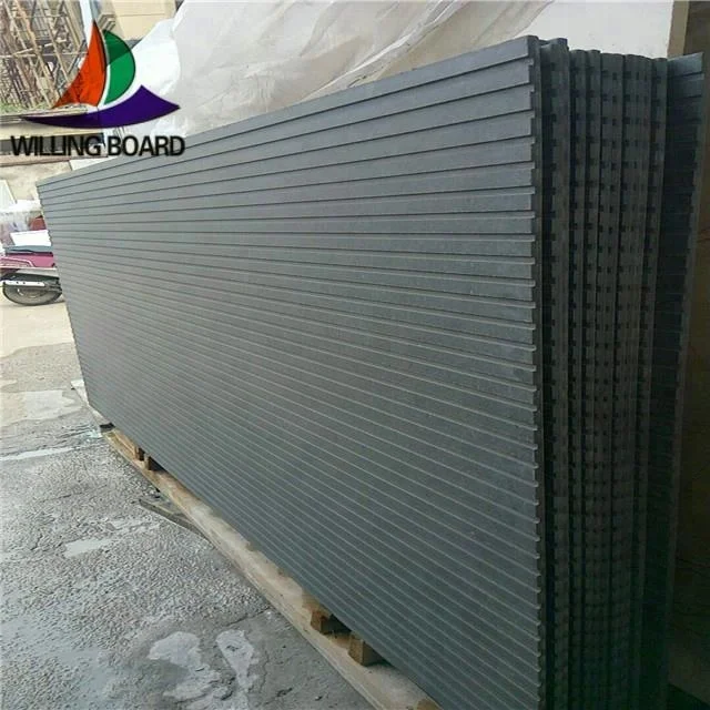 
equitone liner type 3d shape through colored fiber cement facade 