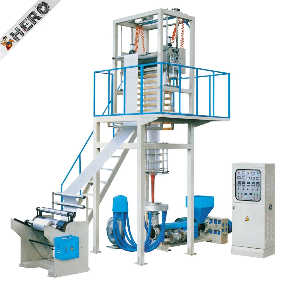  HDPE LDPE ПЭ пленки дуя экструдера машина для изготовления пластиковых сумка пленка