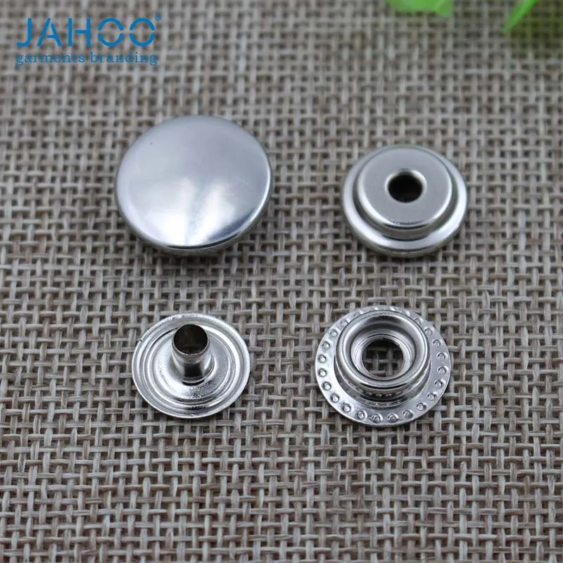 10mm 12mm 15mm 18mm 20mm Brass Press Snap Stud Buttons Fastener