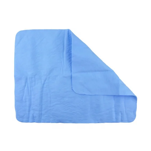 66X43cm blue Absorbent sport towel neck cooler ice towel PVA cooling towel