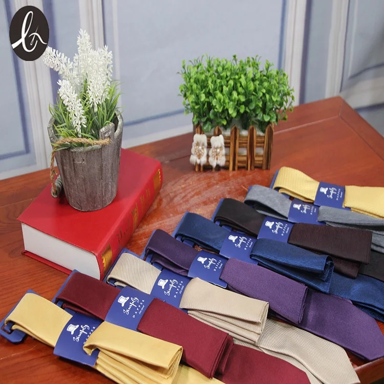 100% woven man latest design high quality neck private label silk bow tie