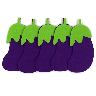 
felt craft vegetables shapes 
