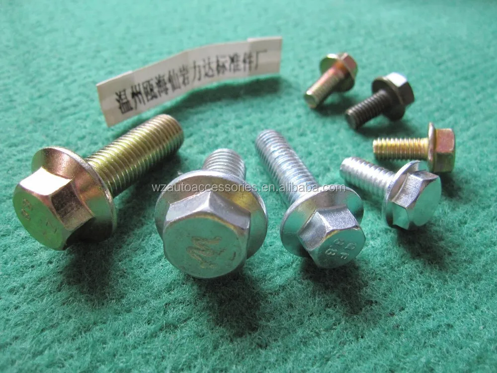 
M8X30 high tensile serrated hexagon head flange bolts 